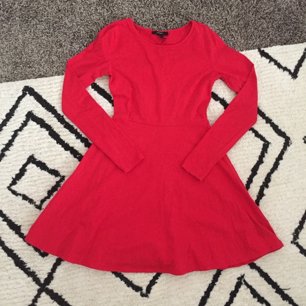F21 Red Dress